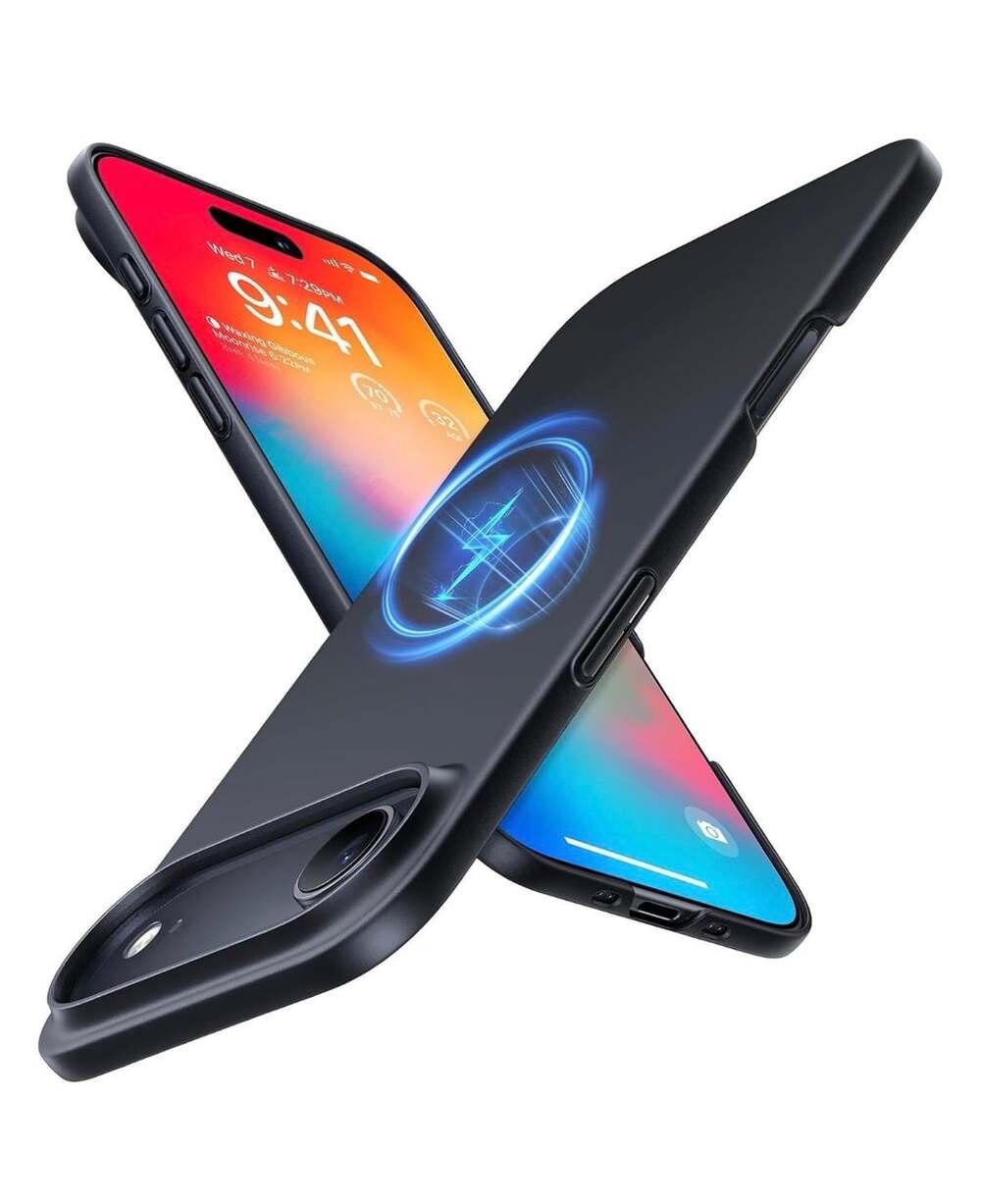 Torras Slimfit Magnetic Case For Iphone 17 Air Black